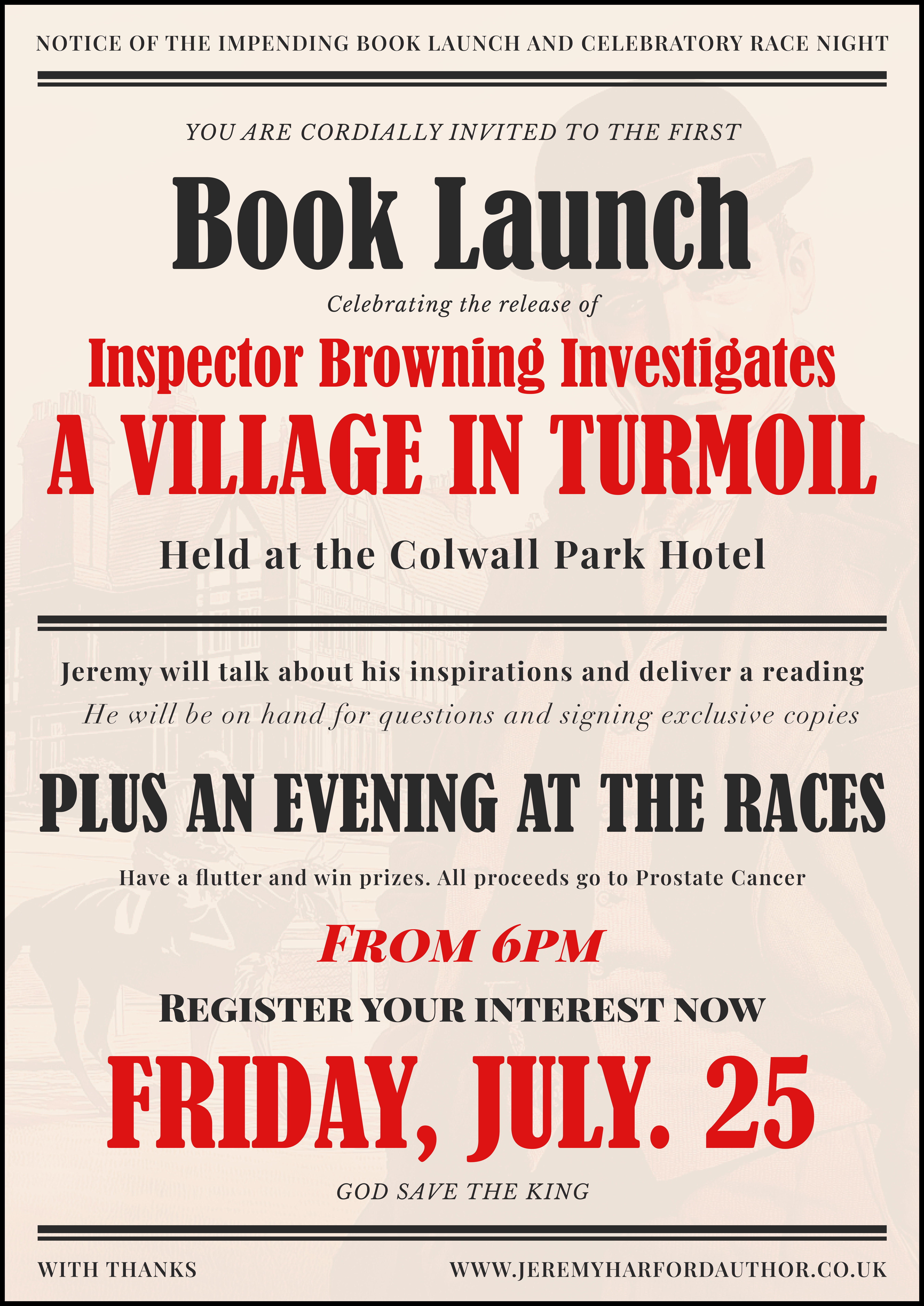 Book Launch Event Poster